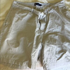 Southern Marsh Light Tan Flat Front Shorts